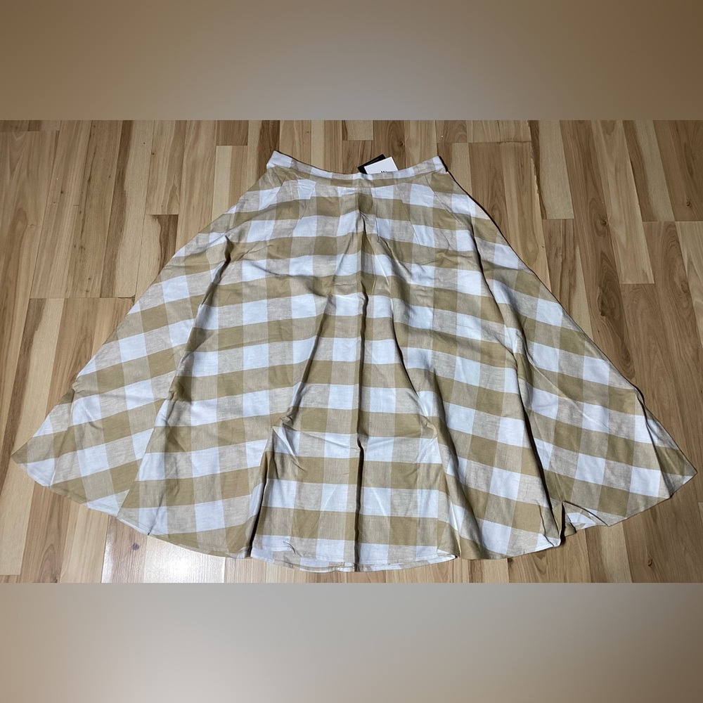 Who What Wear Hampton Plaid Skirt Size 8